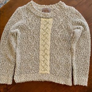 Girl’s Creamie Melange Sweater
